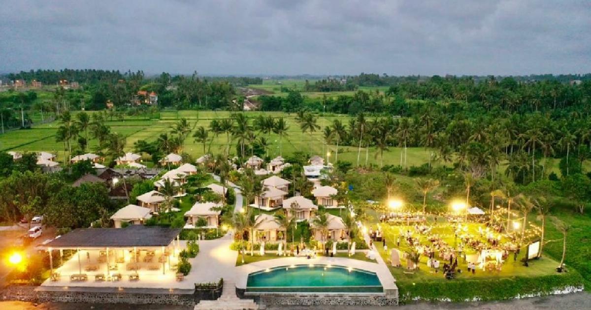 Bali beach glamping