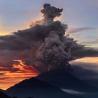 dragon head view of mount agung 