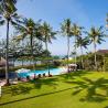 Puri Nirwana lawn and pool