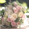 bridal bouquet rama shita chapel 