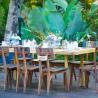 bridal table dinner set up plataran canggu 