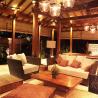 Villa Amy Living Area at Night Bali wedding villa
