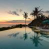 Villa Jagaditha pool at sunset