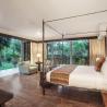Villa Avalon I main house downstairs master bedroom with garden view
